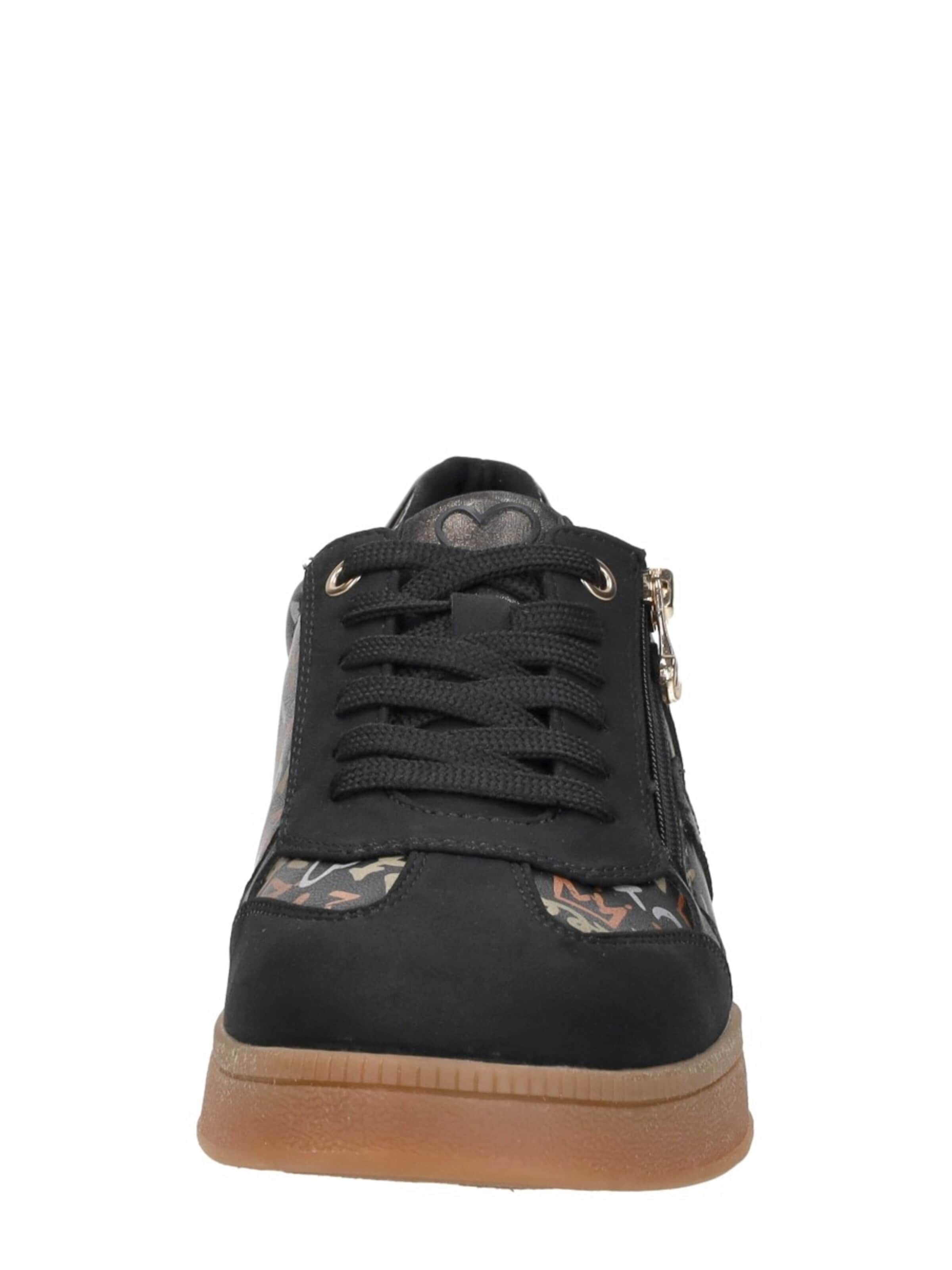 MARCO TOZZI Sneakers laag 'Sneakers Laag' in Zwart
