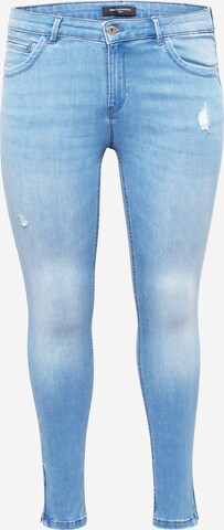 ONLY Carmakoma Skinny Jeans 'Karla' in Blauw: voorkant