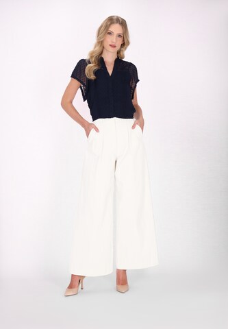 DreiMaster Klassik Blouse 'Classic Look' in Blue