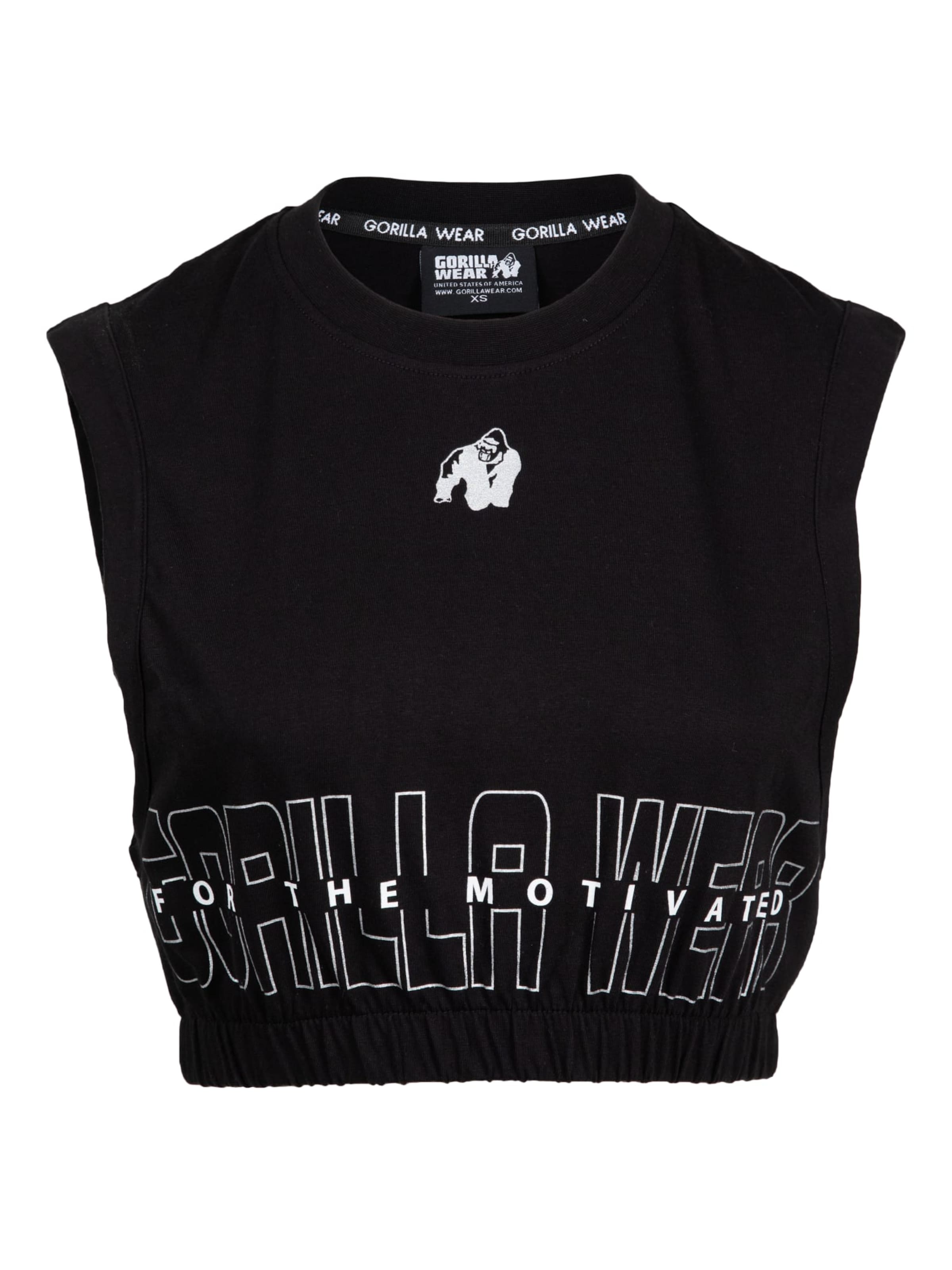 Gorilla Wear Sports top in Black: front