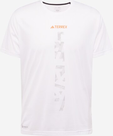 ADIDAS TERREX - Camisa funcionais 'Agravic' em branco: frente