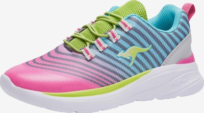 KangaROOS Sneaker in blau / grün / pink, Produktansicht