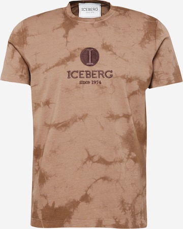 ICEBERG Shirt in Bruin: voorkant