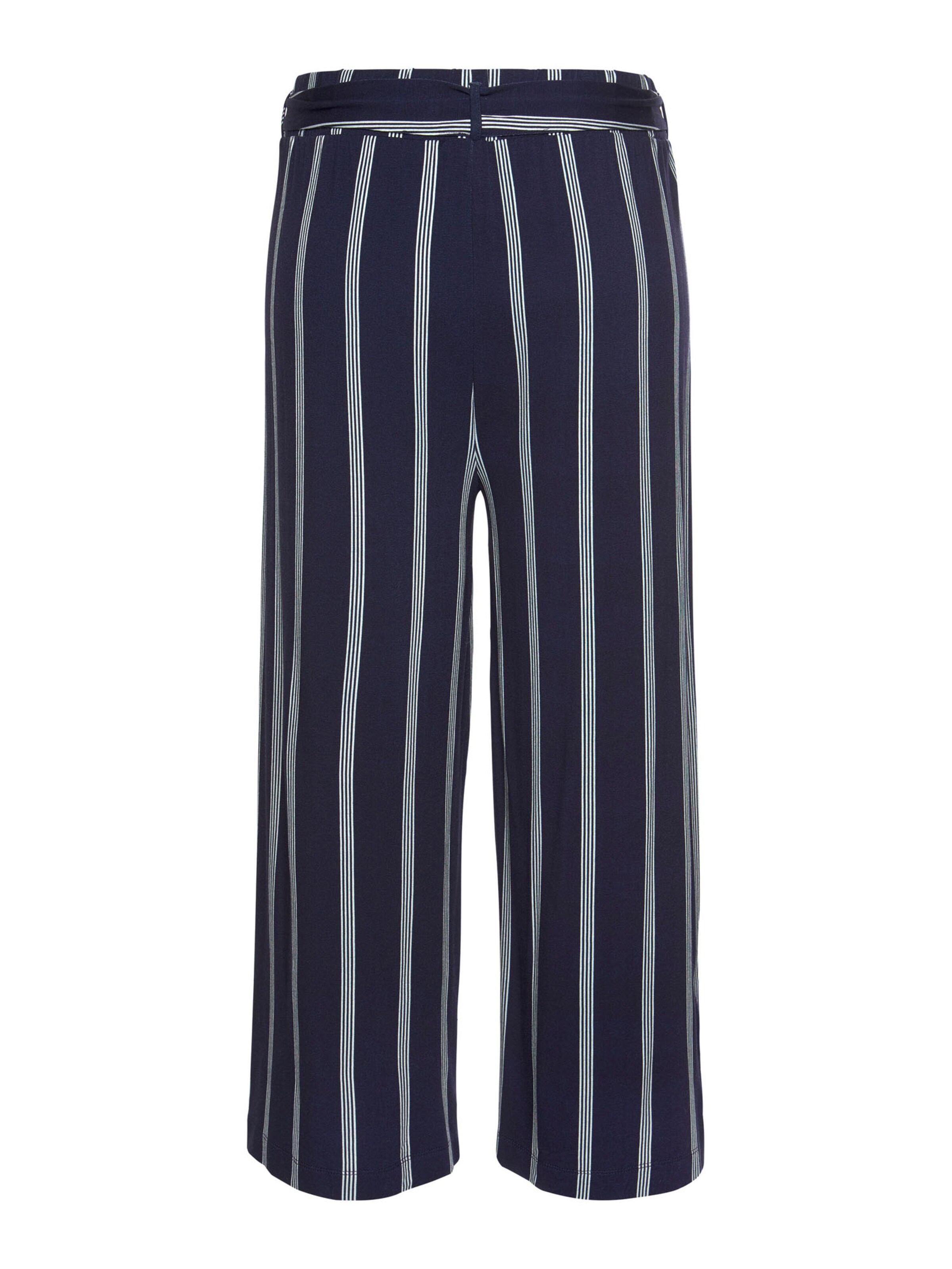 LASCANA Широка кройка Панталон в синьо: отзад