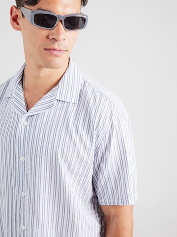 Regular fit Cămașă de la Abercrombie & Fitch pe albastru