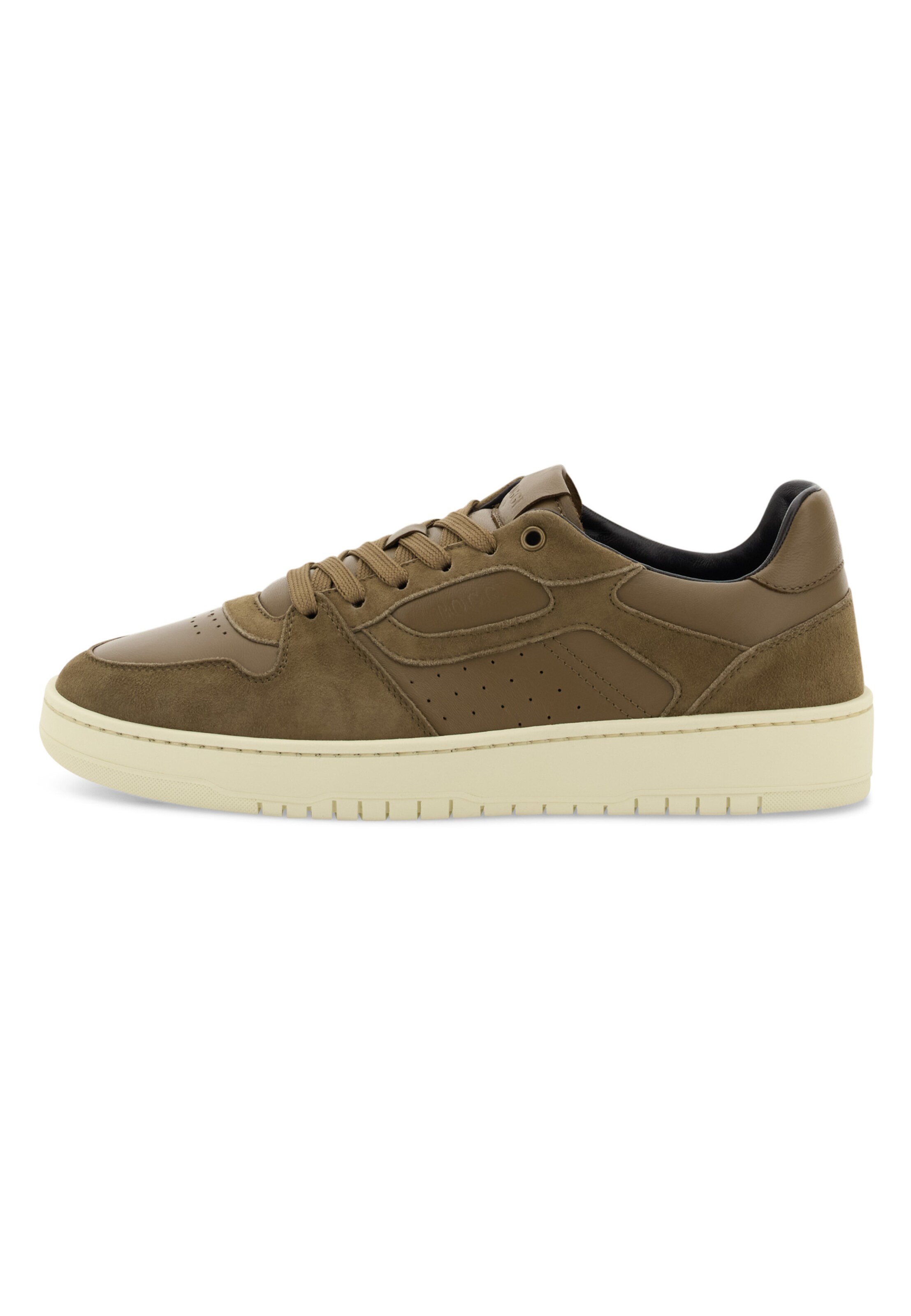 Baskets basses 'Origin' Boggi Milano en beige : devant