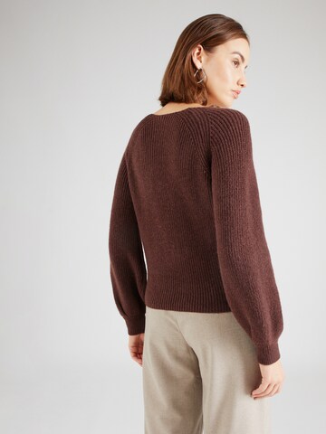 A-VIEW Knit Cardigan 'Paris' in Brown