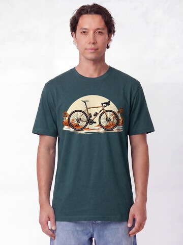 T-Shirt 'Gravelbike' Watapparel en vert : devant
