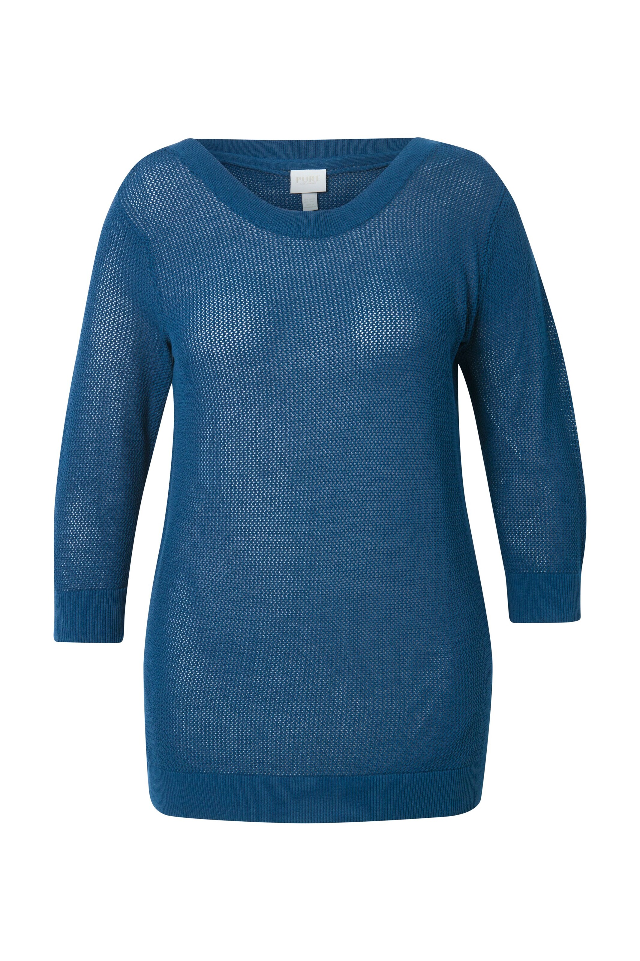 Ulla Popken Pullover in Blau: Vorderseite