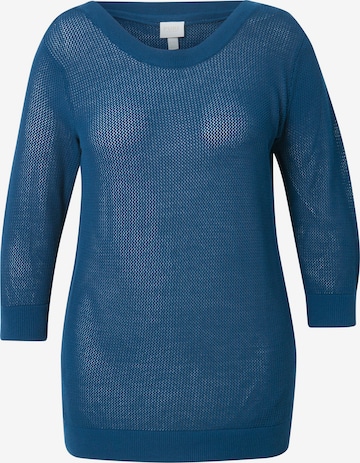 Ulla Popken Pullover in Blau: Vorderseite