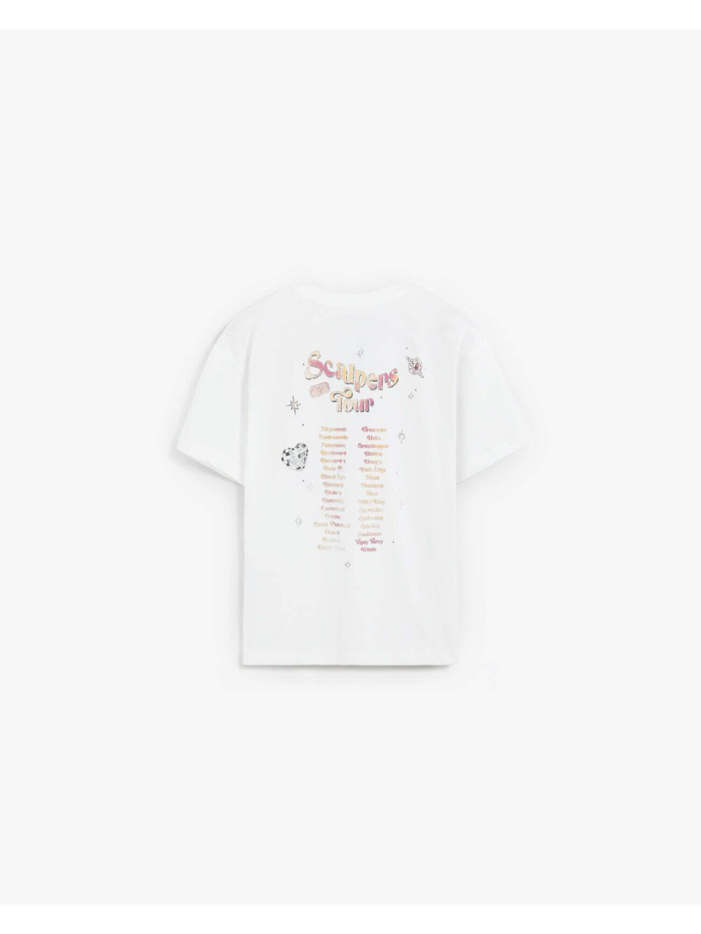 Scalpers Tričko - Biela