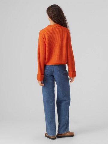 VERO MODA Sweater 'Sayla' in Orange