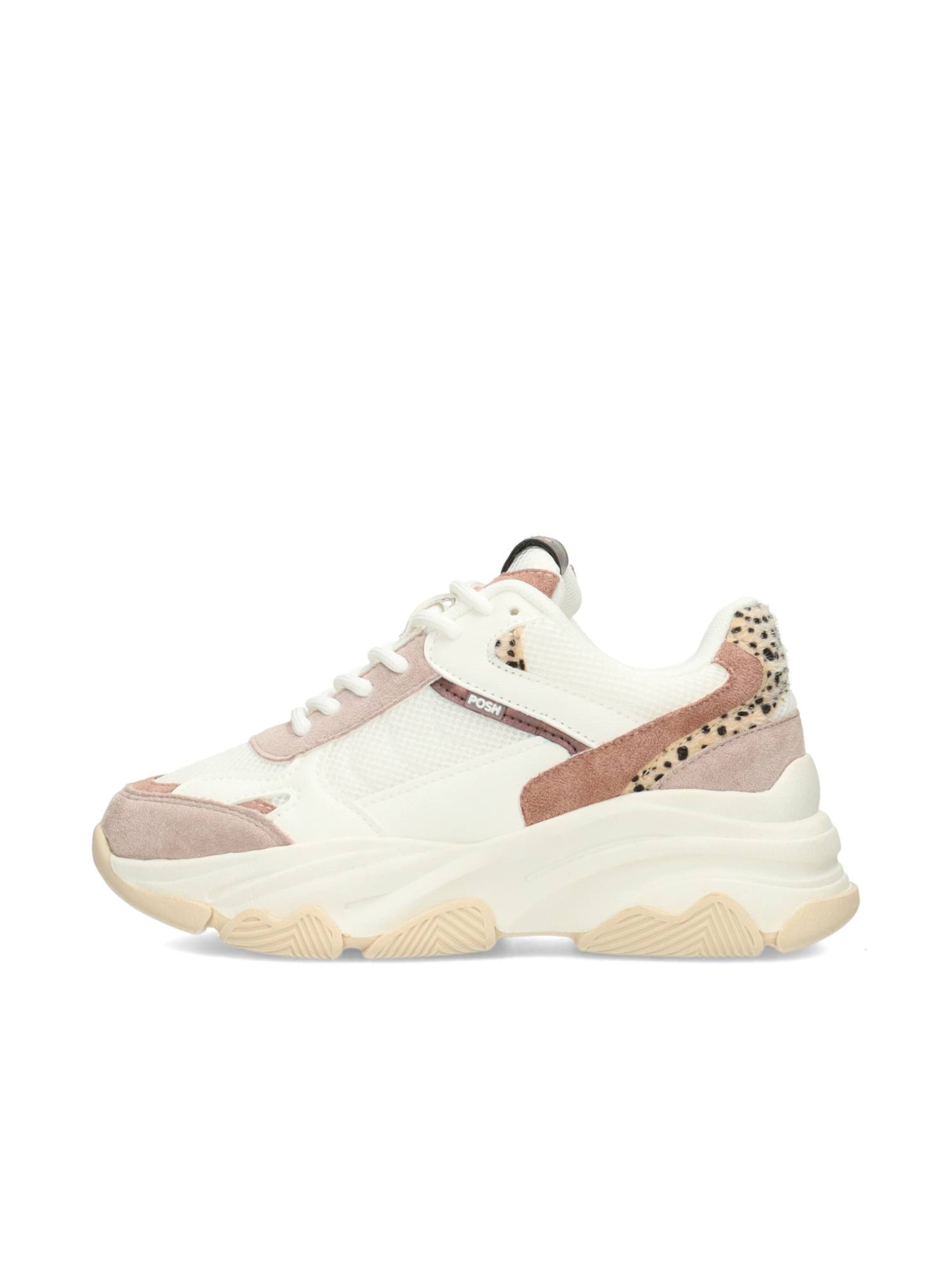 Baskets 'Gigi' POSH by Poelman en blanc : devant