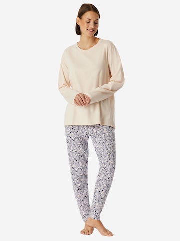 Chemise de nuit 'Mix & Relax' SCHIESSER en beige