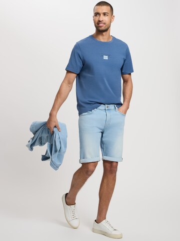 CROSS JEANS Regular Shorts 'Leom ' in Blau