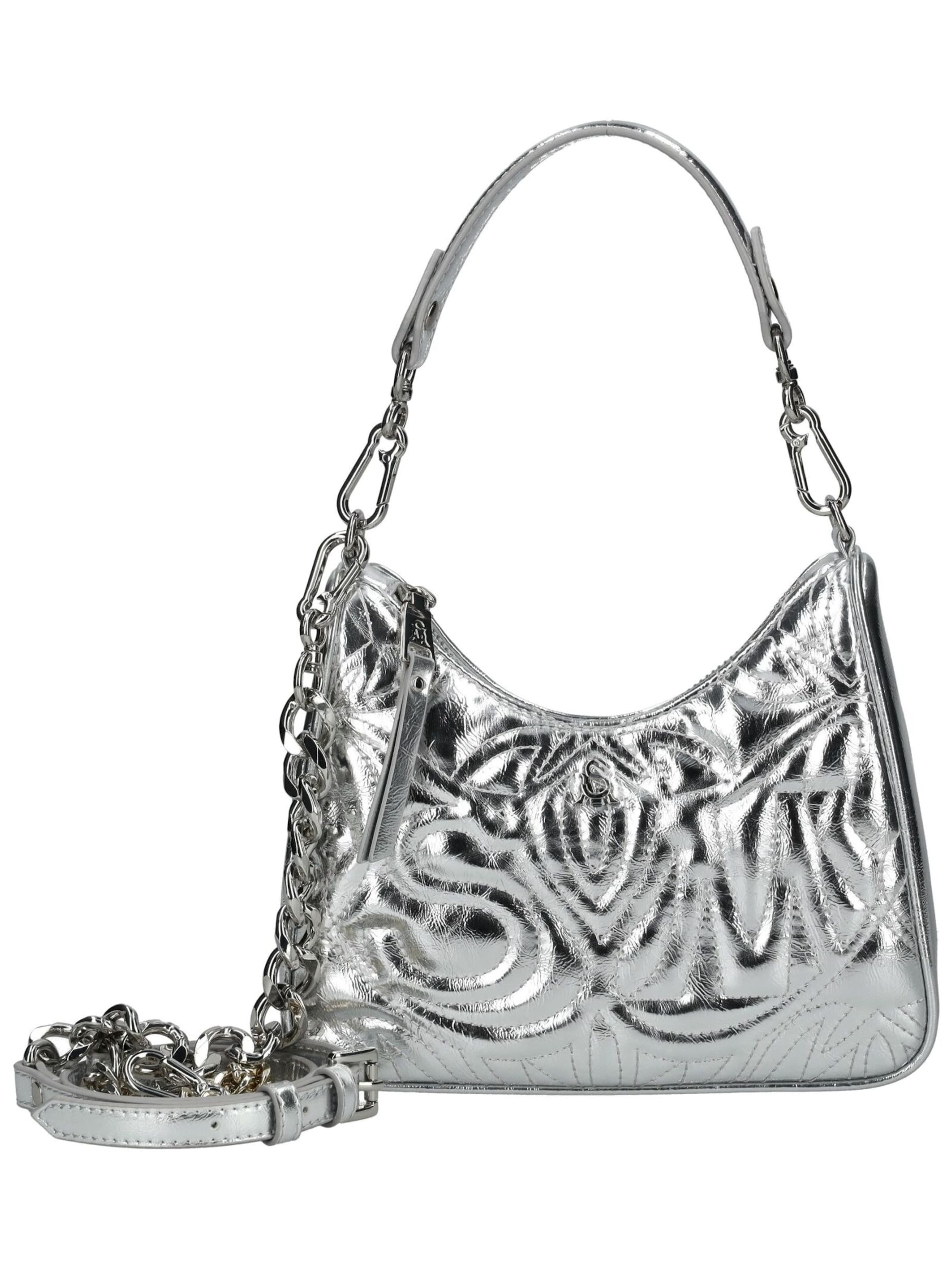 STEVE MADDEN Handtasche in Silber: Vorderseite