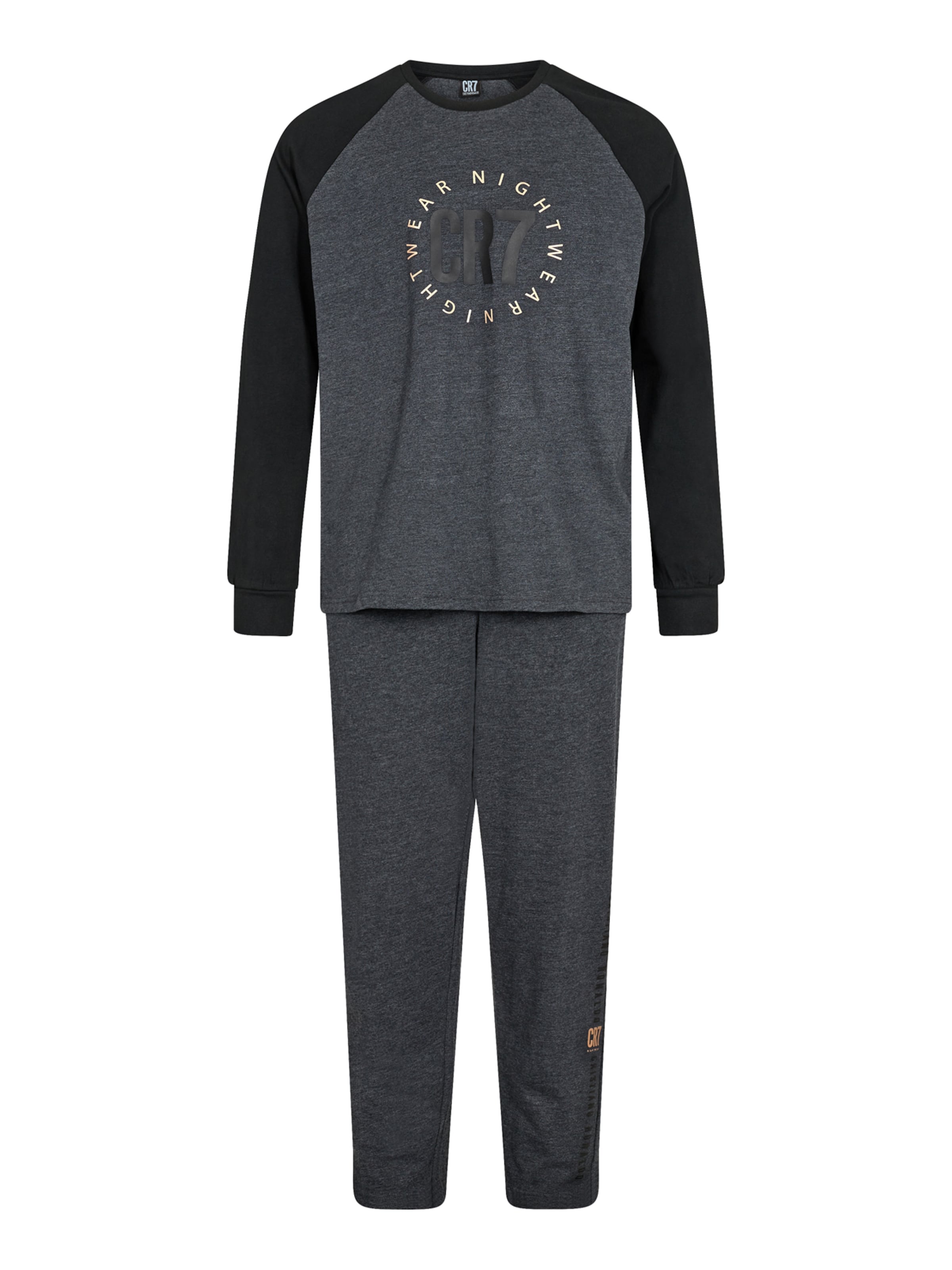 Pyjama long ' Anniversary Edition ' CR7 - Cristiano Ronaldo en gris : devant