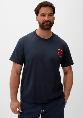 s.Oliver Shirt in Blauw: voorkant