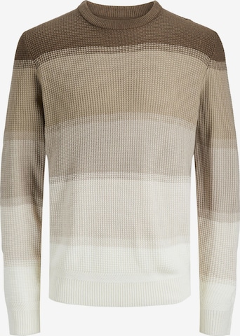 JACK & JONES Sweater in Brown: front