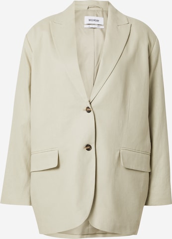 Blazer 'Liv' di WEEKDAY in verde: frontale