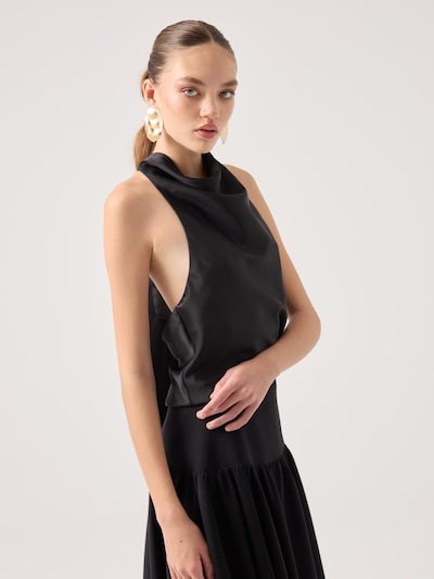 HOLLY LOLLY Blouse in L in de kleur Zwart, Productweergave
