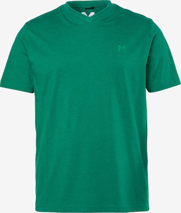 Men Plus Shirt in Green: front