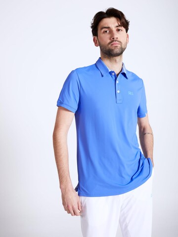 SPORTKIND Performance shirt 'Polo' in Blue: front
