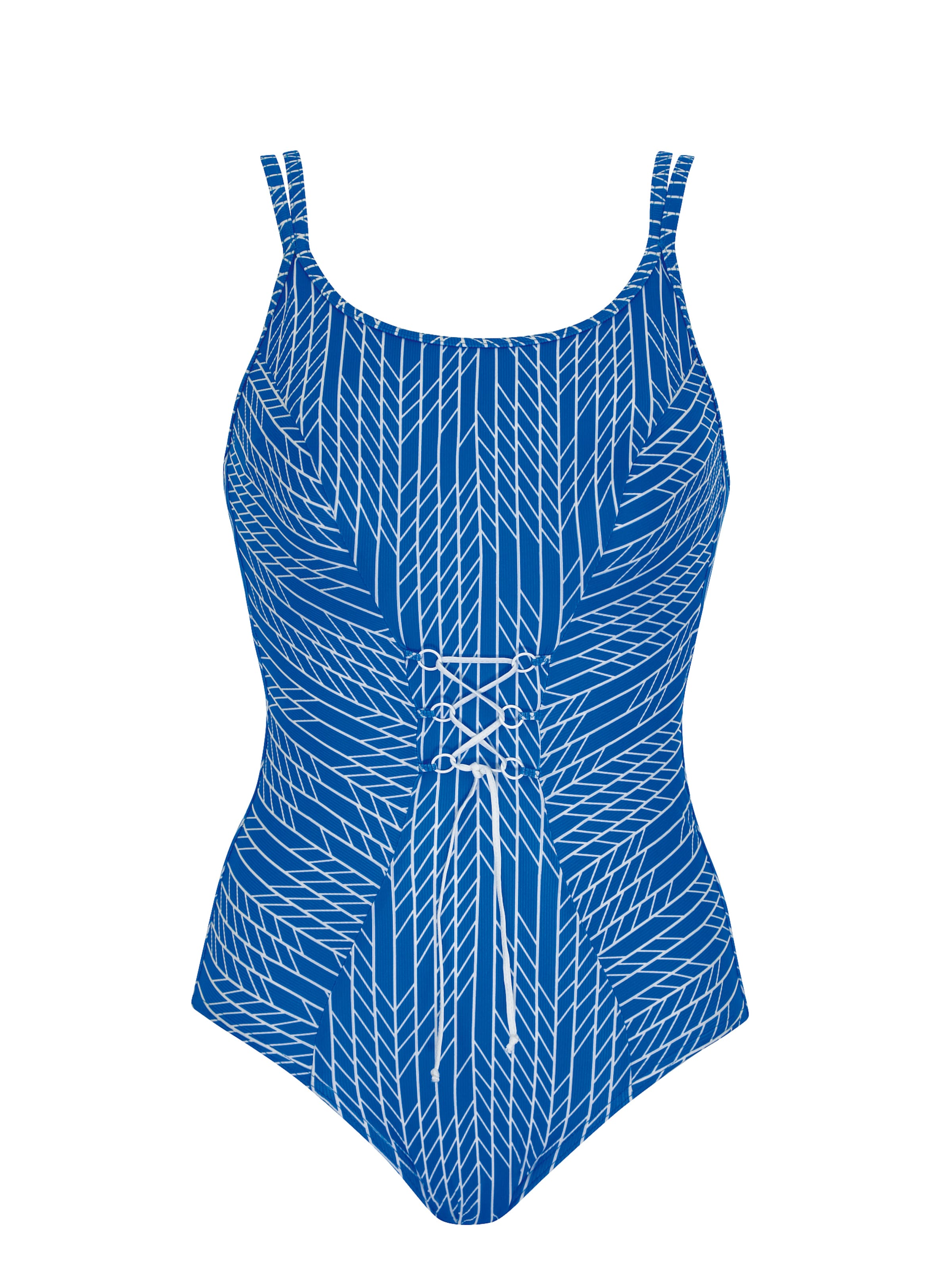 SUNFLAIR T-Shirt Badeanzug in Blau: Vorderseite