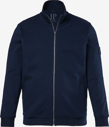 JP1880 Sweatvest in Blauw: voorkant
