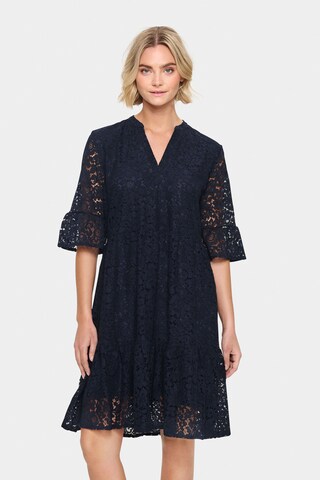 SAINT TROPEZ Jurk 'Zanna' in Blauw: voorkant