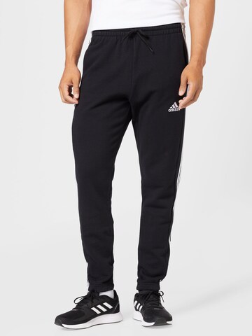 Regular Pantalon de sport 'Essentials' ADIDAS SPORTSWEAR en noir : devant