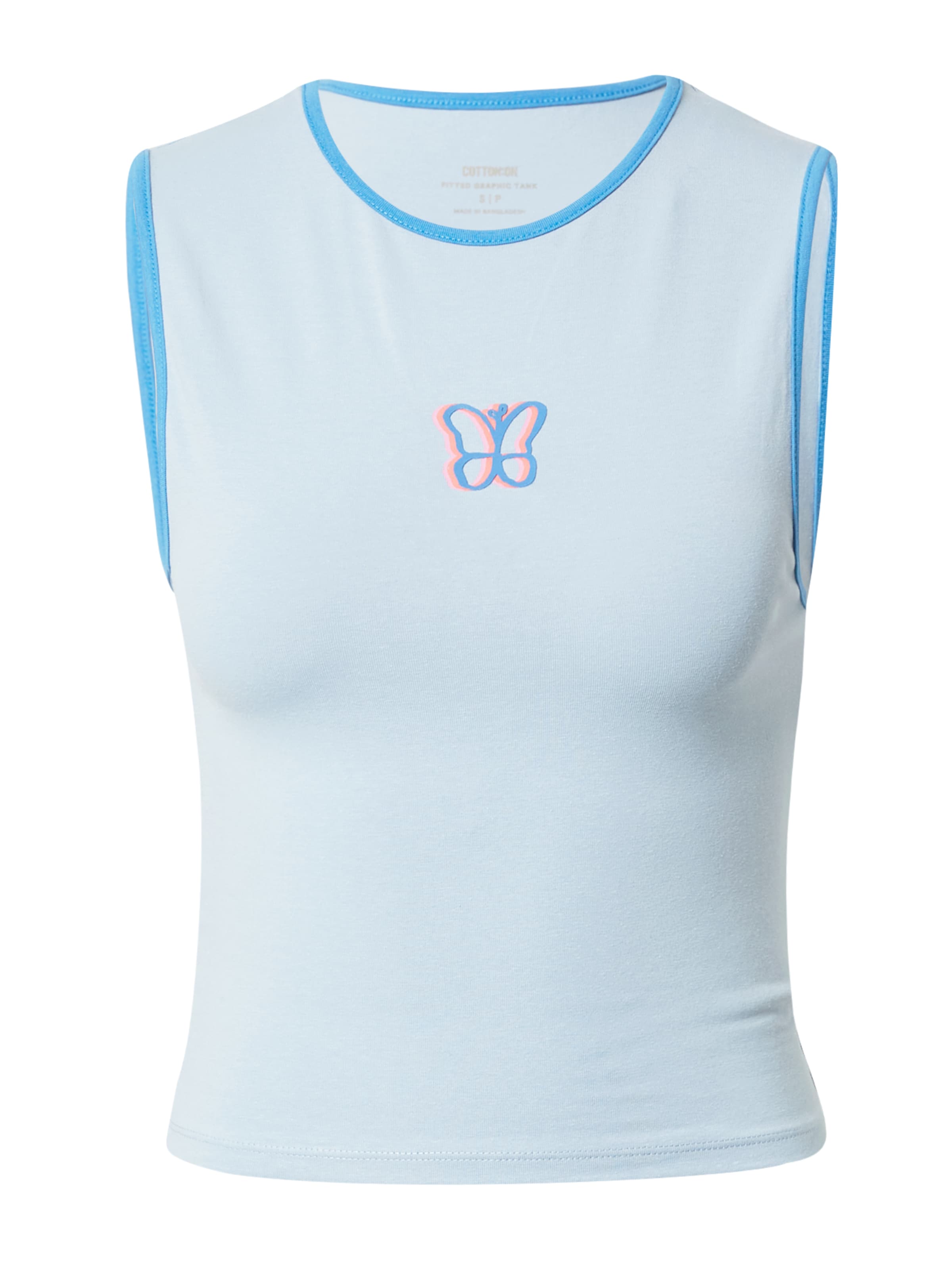 Top de la Cotton On pe albastru: față