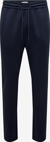 Only & Sons Regular Trousers 'Linus' in Blue