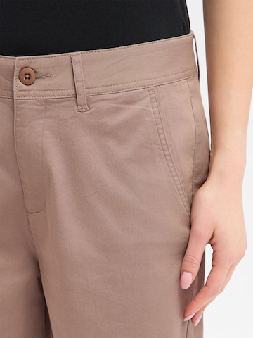 Marie Lund Regular Broek in Bruin