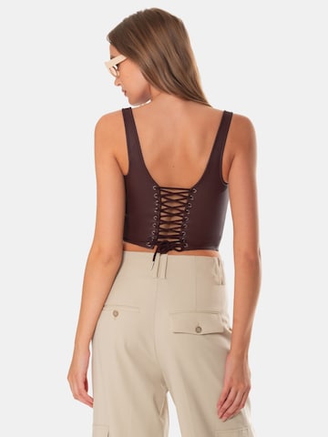 OW Collection Top 'AMARA' in Brown