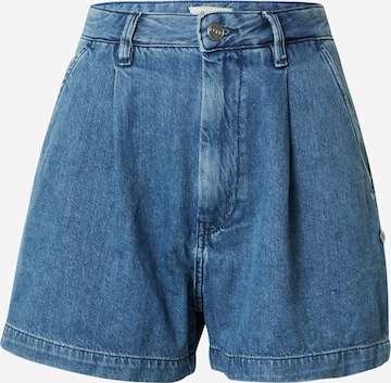 Pepe Jeans Regular Pleated Jeans 'Laurel' in Blue: front