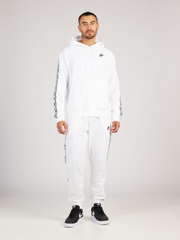 Nike Sportswear Träningsoverall 'CLUB FLEECE' i vit: framsida