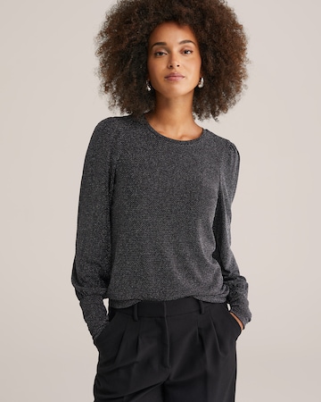 WE Fashion Shirt in Schwarz: Vorderseite