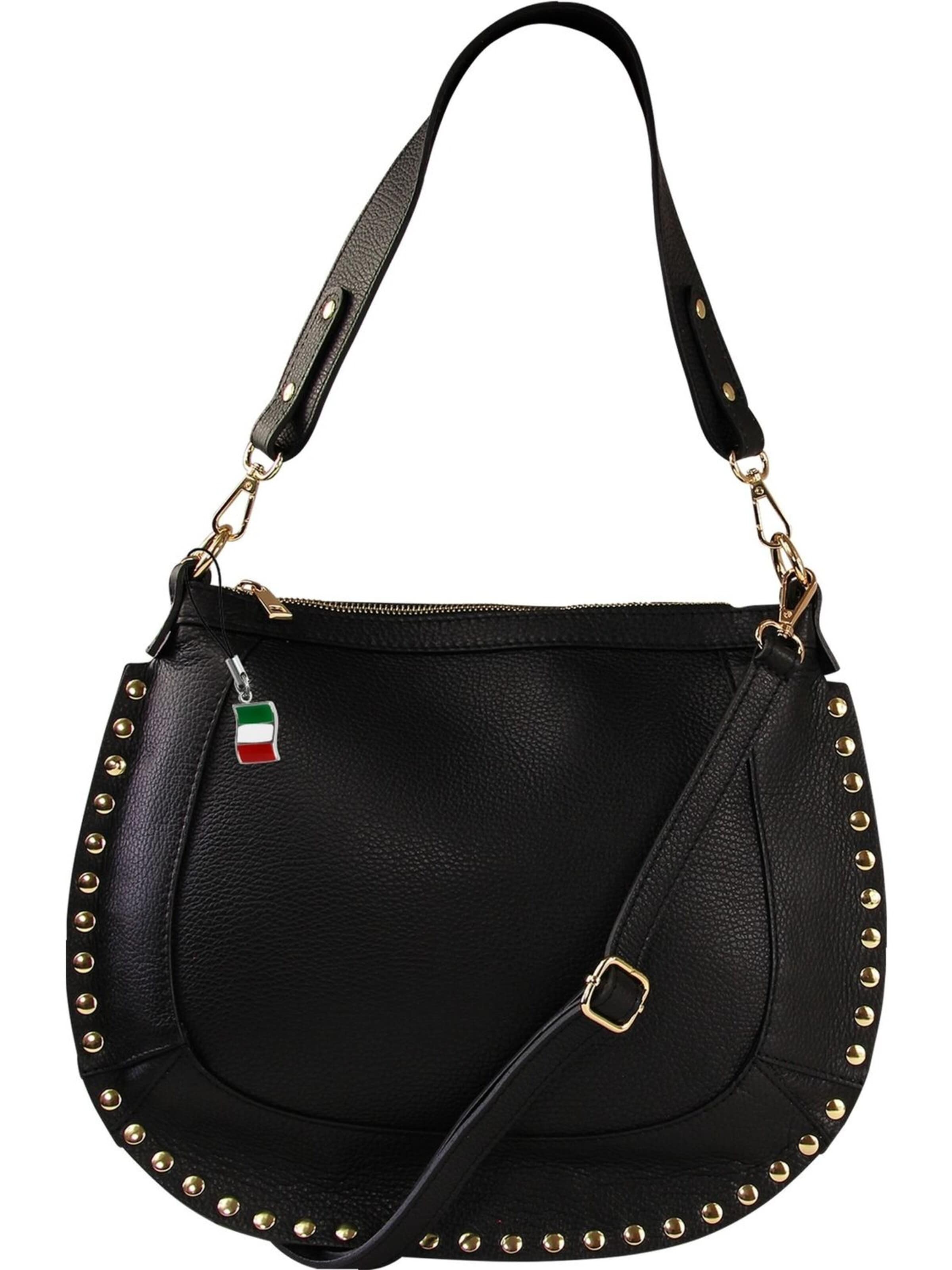 Florence Shoulder Bag in Black: front