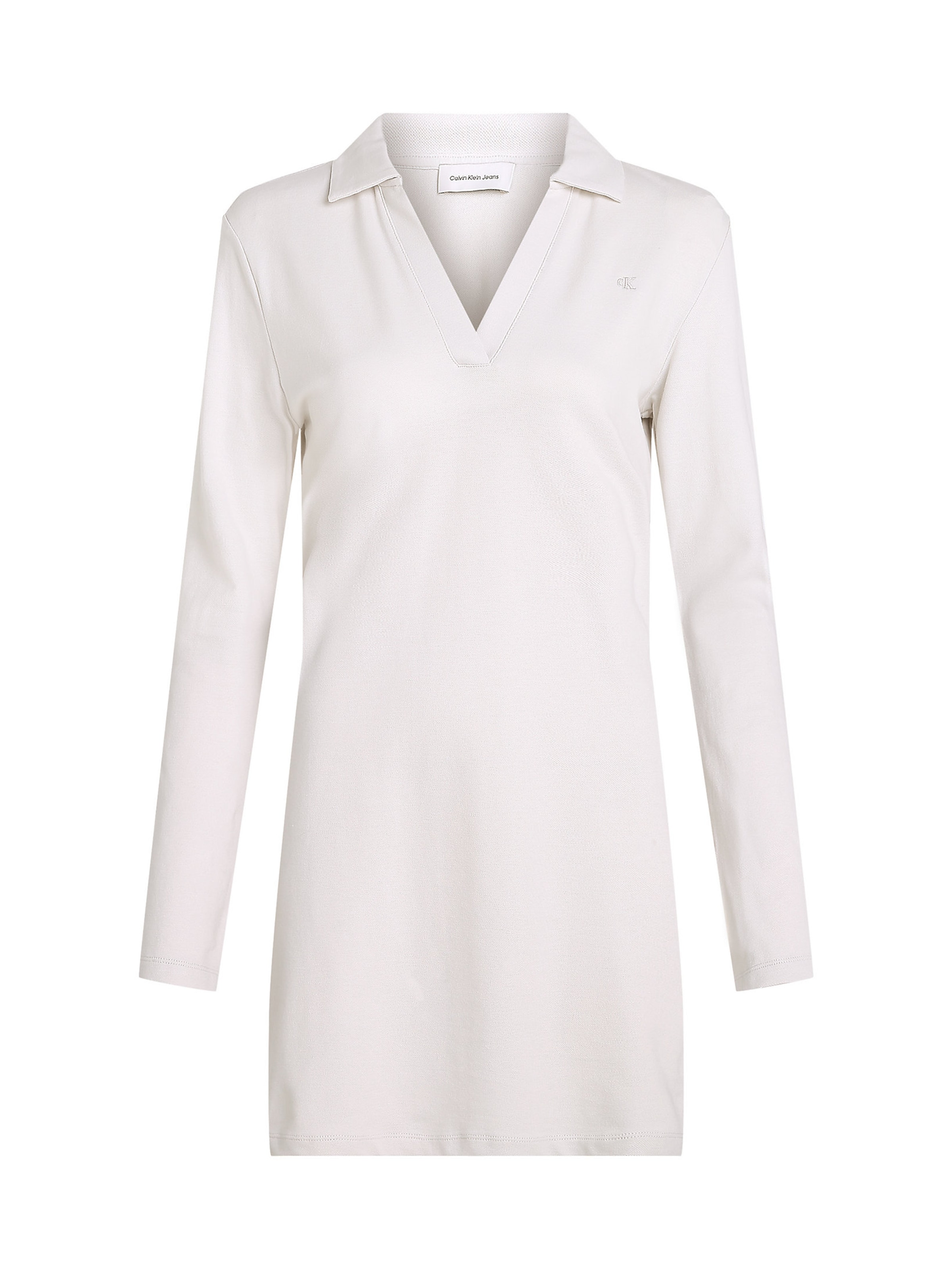 Calvin Klein Jeans Kleid in Weiß: Vorderseite