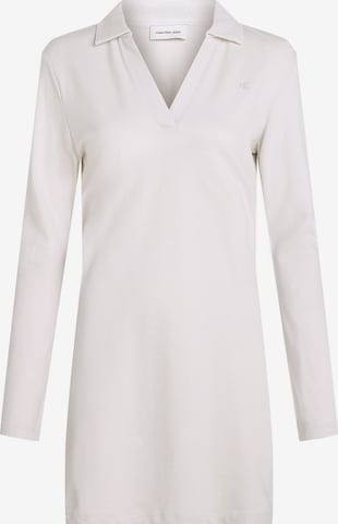 Robe Calvin Klein Jeans en blanc : devant