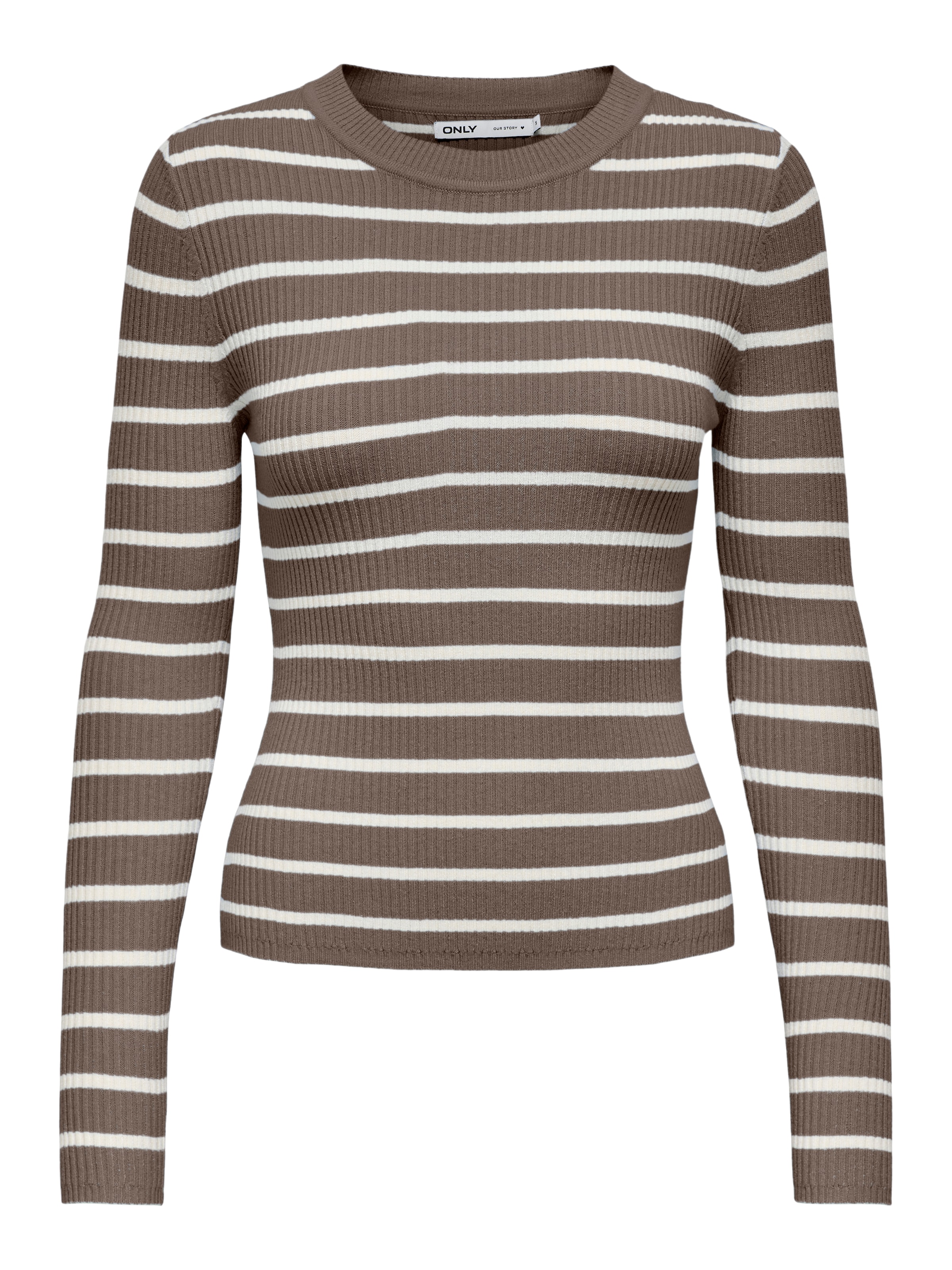 ONLY Pullover 'ONLLouisa' in Braun: Vorderseite