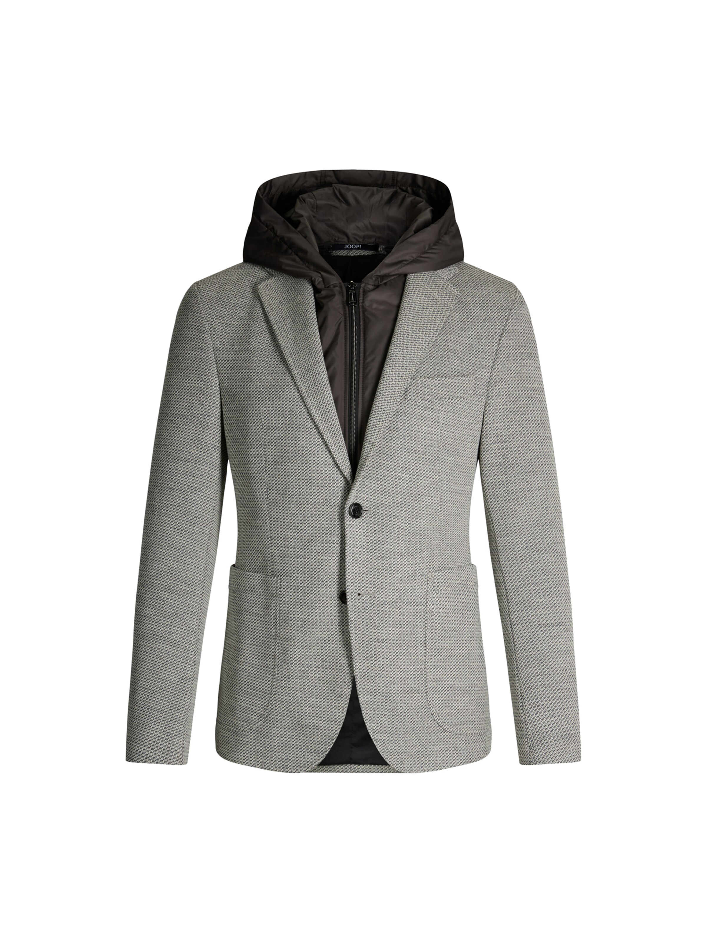 JOOP! Slim Fit Sakko 'Huntsville' in Grau: Vorderseite