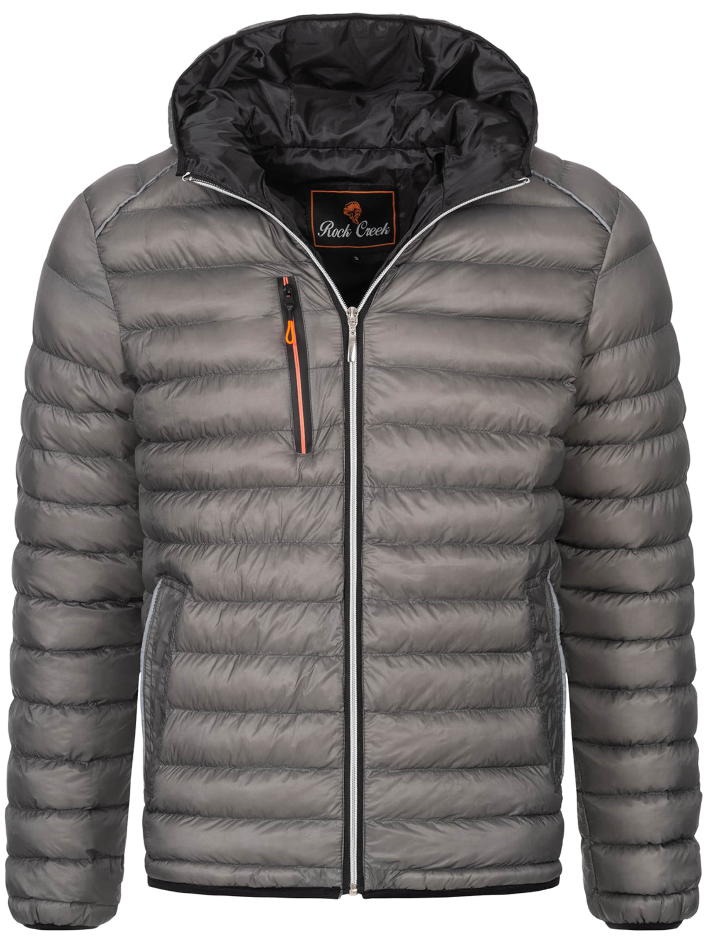 Rock Creek Winterjacke in Grau: Vorderseite