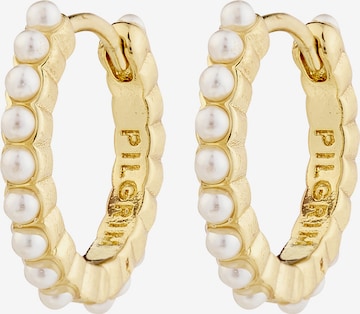 Boucles d'oreilles 'Kalia' Pilgrim en or : devant