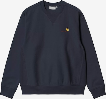 Carhartt WIP Pullover 'American Script' in Blau: Vorderseite
