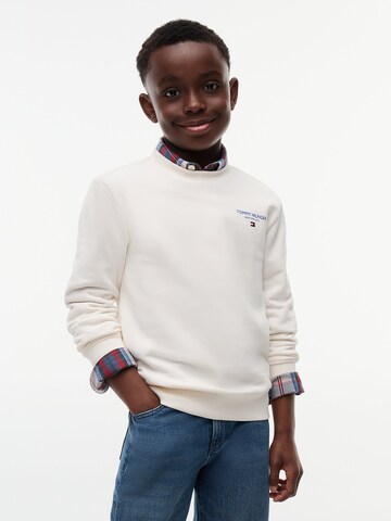 TOMMY HILFIGER Sweatshirt 'Essential' in Weiß: Vorderseite