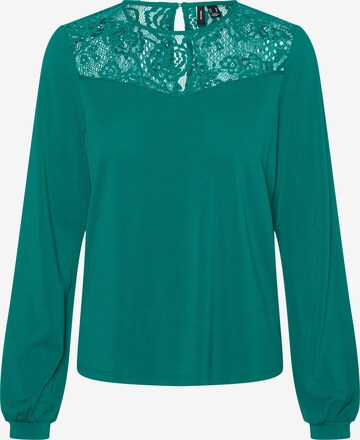 VERO MODA Blouse 'SARA' in Groen: voorkant