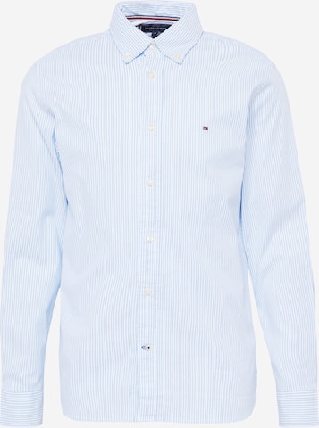 Coupe regular Chemise TOMMY HILFIGER en bleu : devant