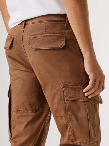 Pepe Jeans Regular Cargobroek in Bruin